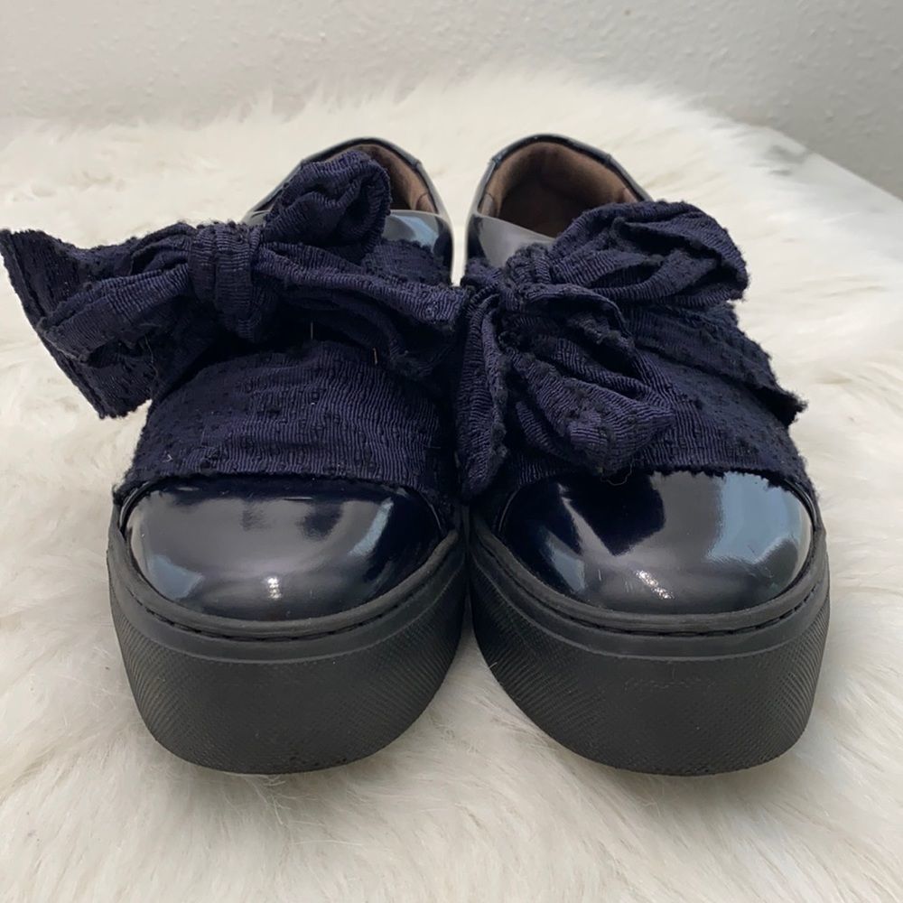 AGL WOMEN'S BOW PLATFORM SNEAKER ANKLE-HIGH